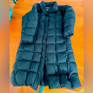 Lands End Black Down Jacet